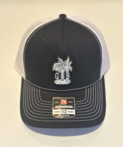 Richardson Hat with GBS PVC Logo - Black-White