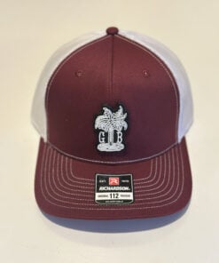 Richardson Hat with GBS PVC Logo - Garnet-White